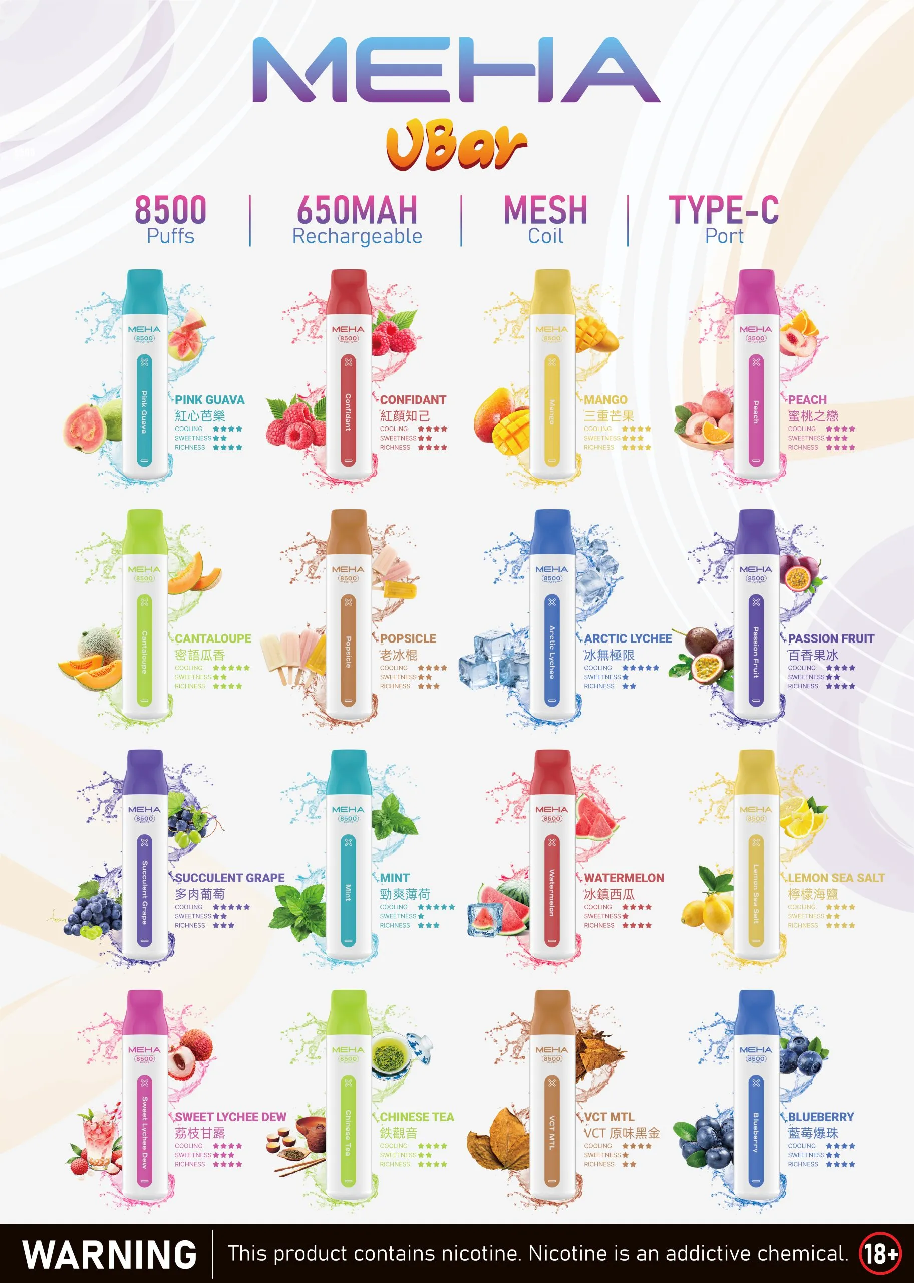 魅嗨 拋棄式 8500口